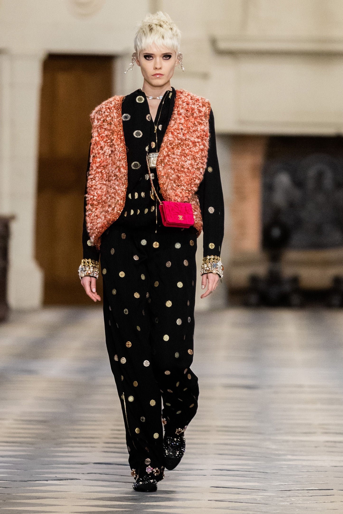 Chanel Runway Embellished AirPod Pro Case mini bag