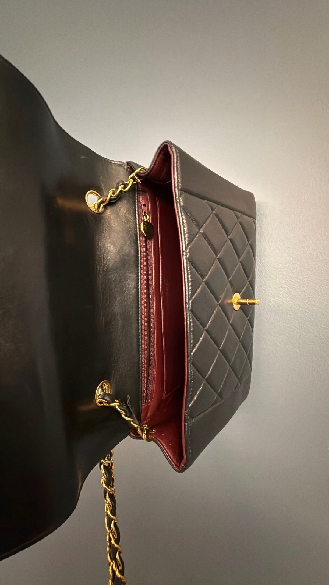 Rare Chanel Diana with Back Pocket