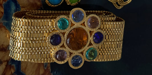 Chanel 1996A Gripoix belt 34”
