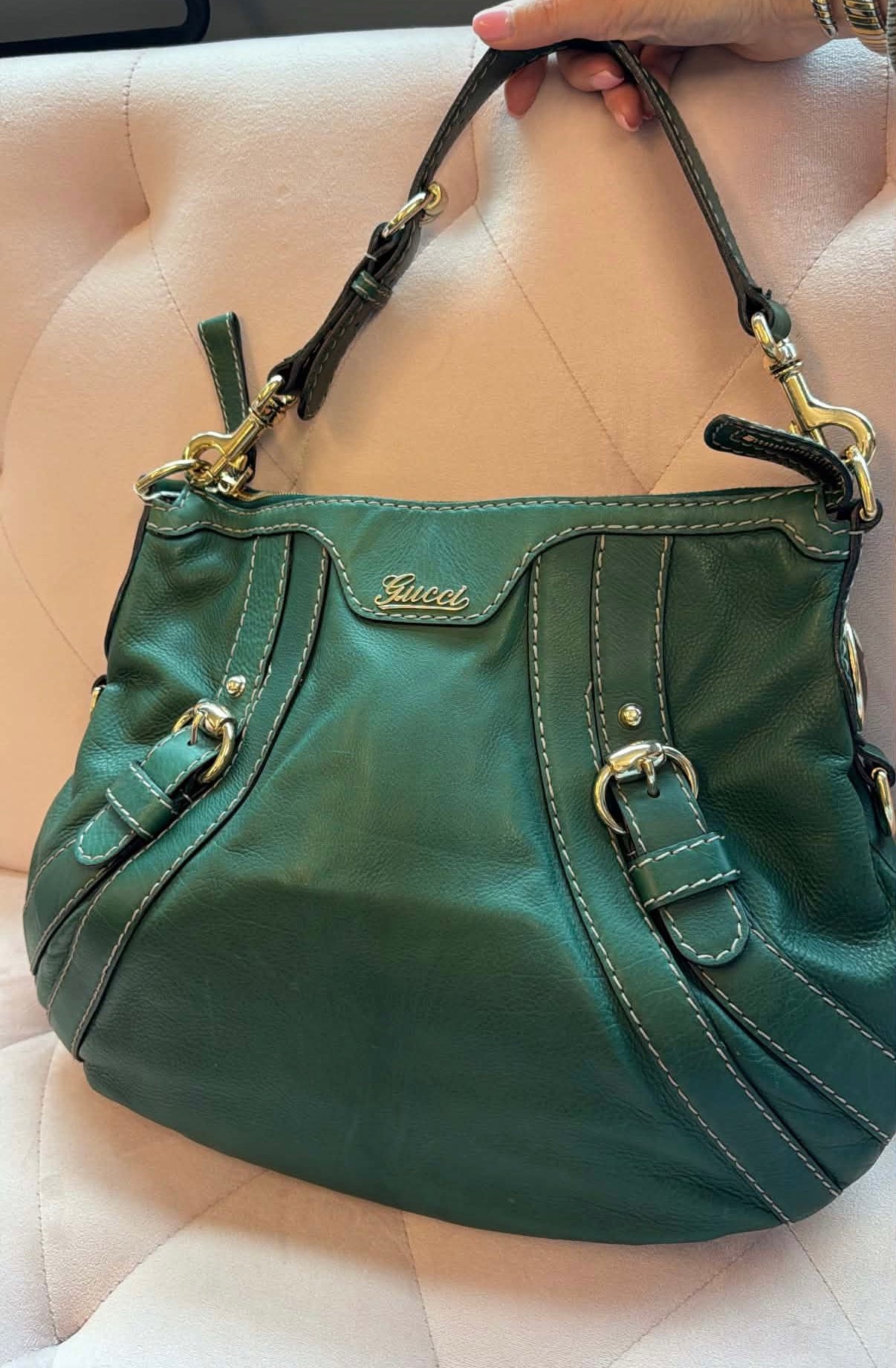 Gucci Leather hobo bag