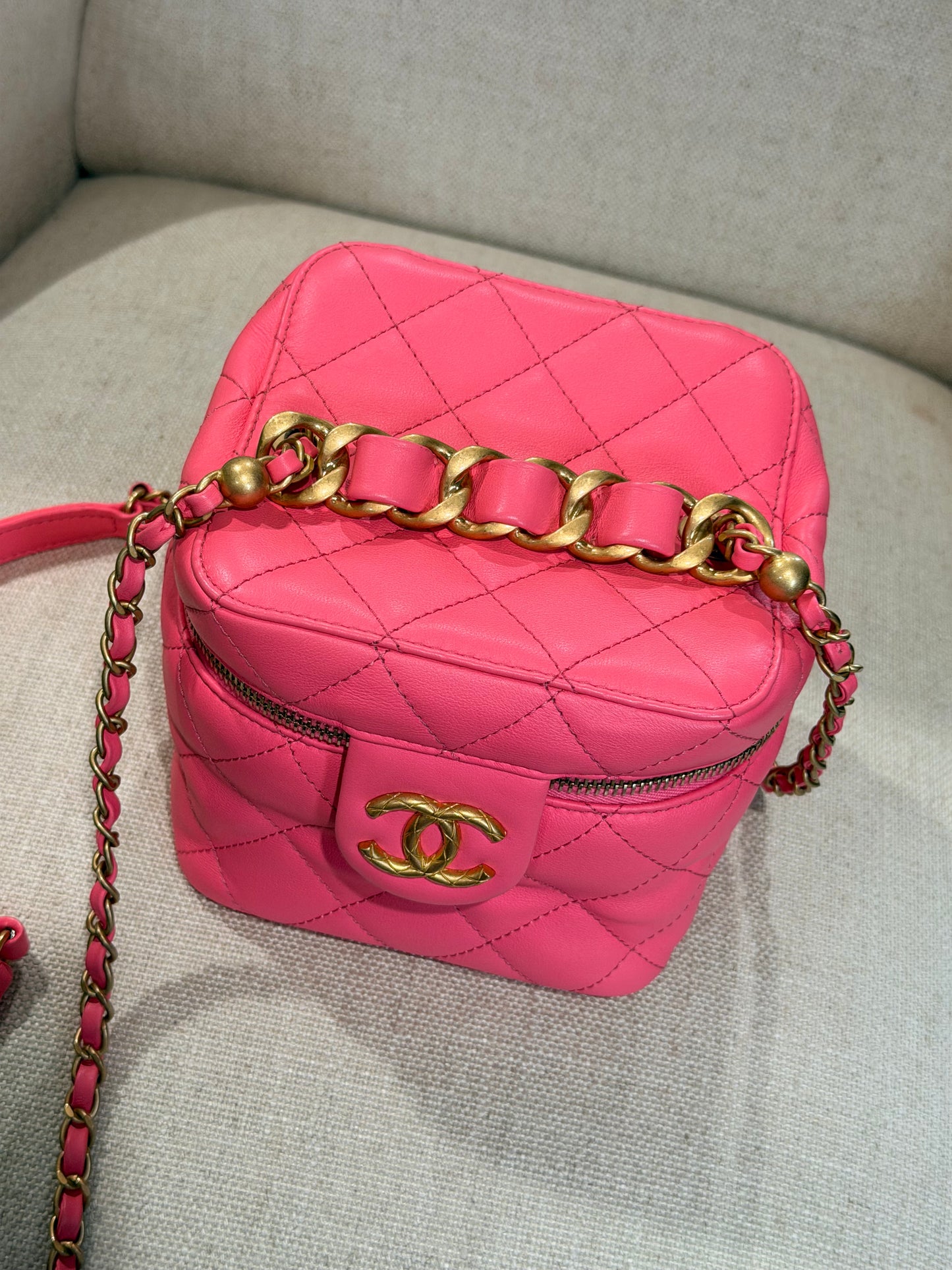 Chanel Pink Vanity with mirror