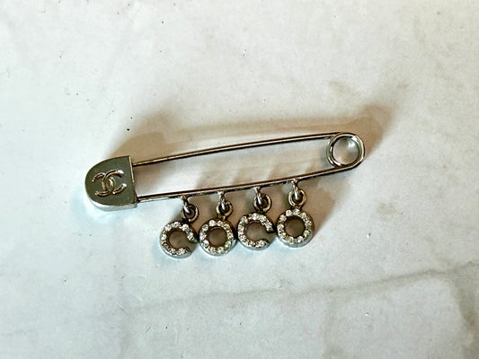 Chanel COCO Safely pin Brooch 01P