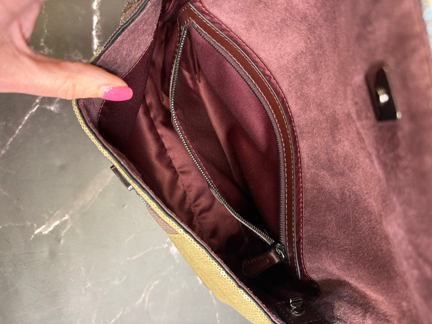 Fendi Baguette Mania Sequined Bag