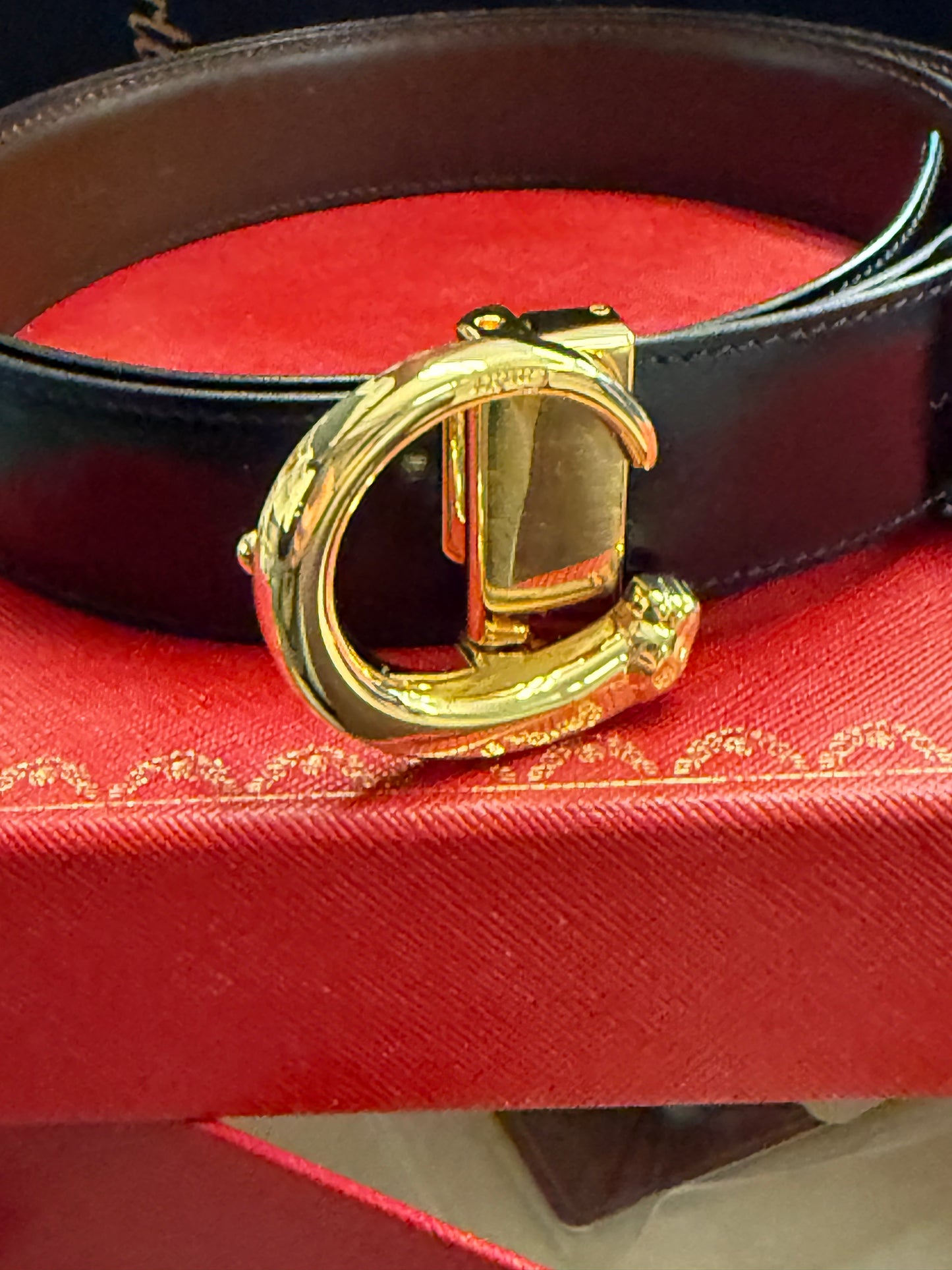 Vintage Cartier Belt Panther buckle full set