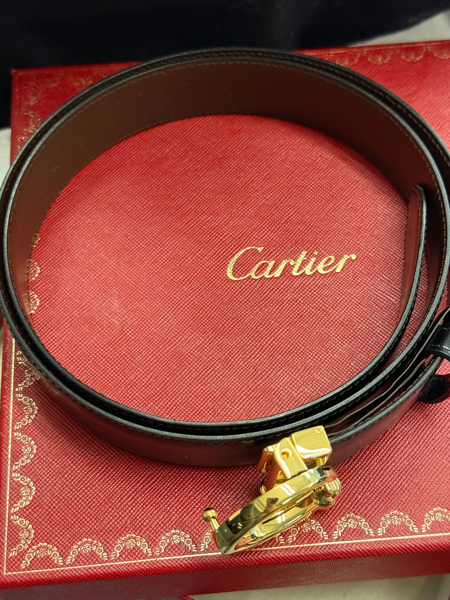 Vintage Cartier Belt Panther buckle full set