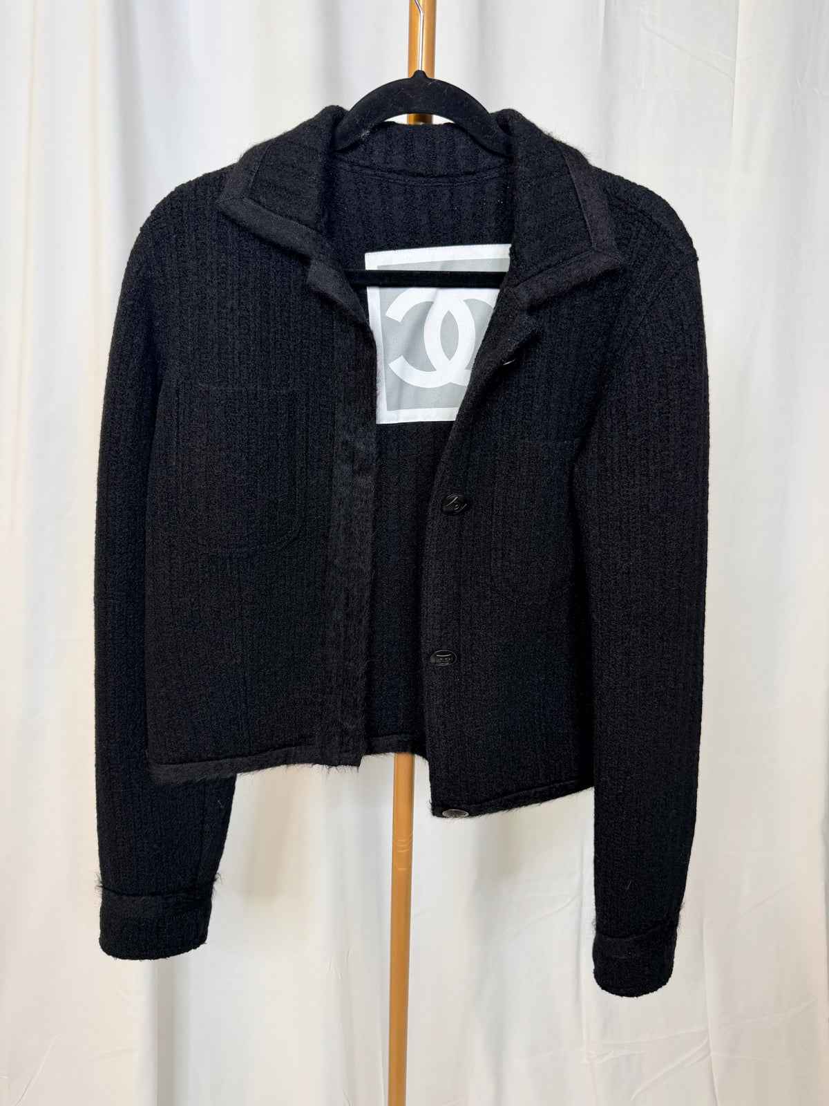 Chanel Cropped 07A Wool fr 42 Jacket