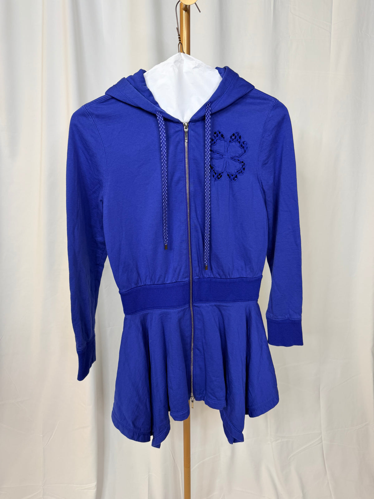 CHanel 2018 Long Zippy Cardigan with Chanel across the back