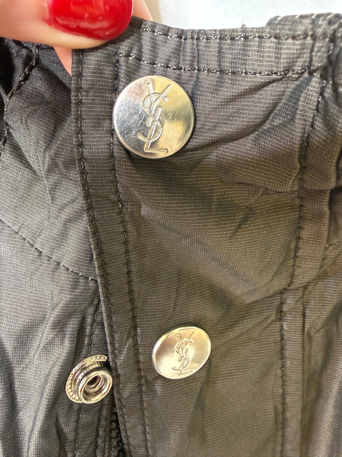 YSL Jacket in a Bronze Grey Color