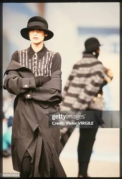 Chanel Vintage Silk Blouse from 1989 Runway " NO SMOKING"