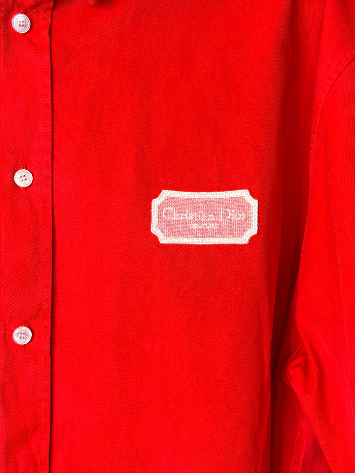 Christian Dior Lipstick red Couture Blouse