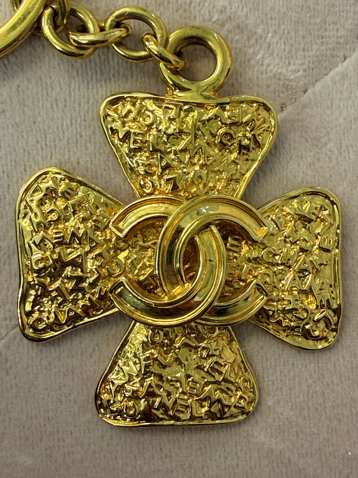 Chanel Clover Key Chain