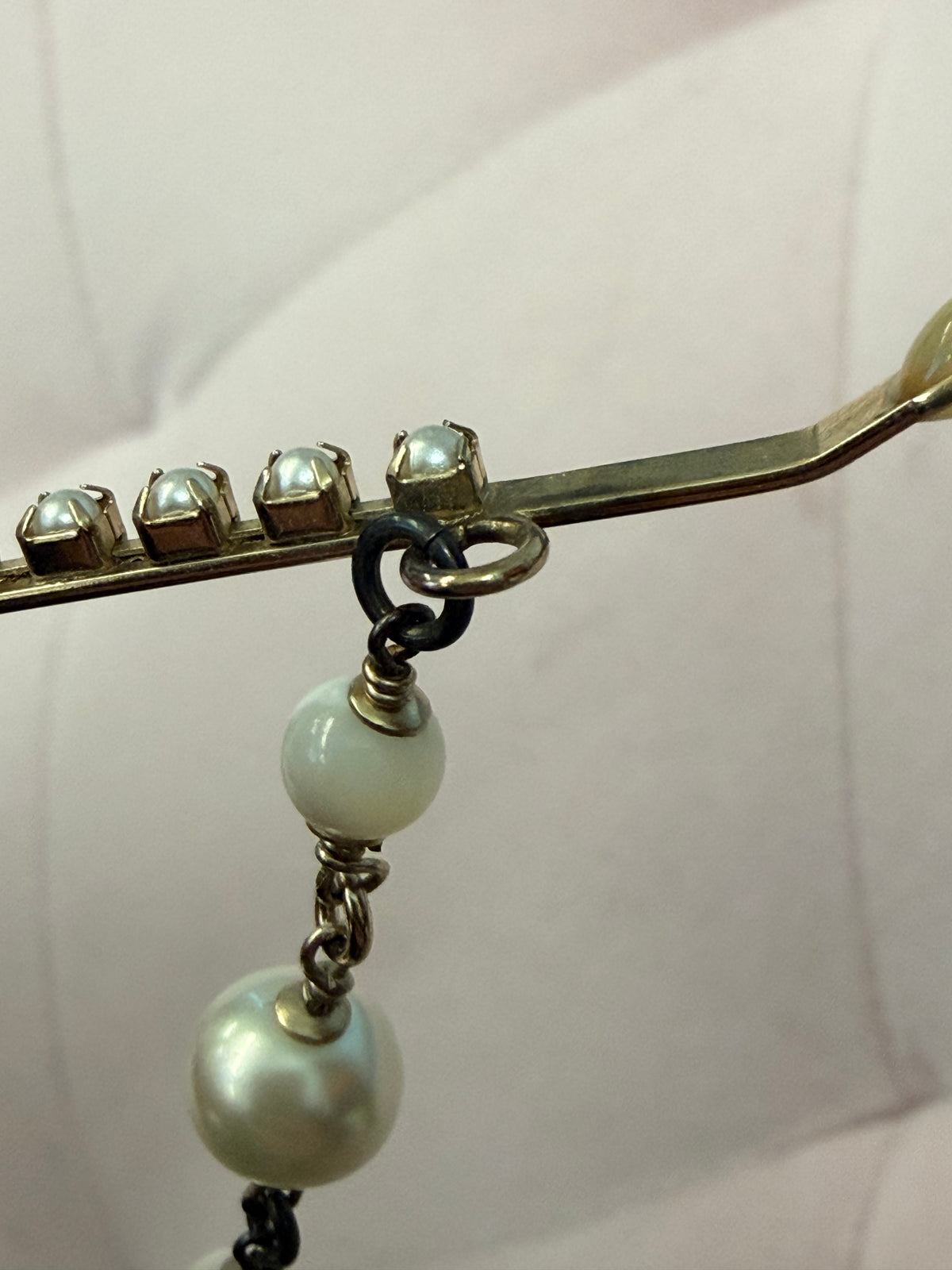 Chanel 2015 head band with beaded detail