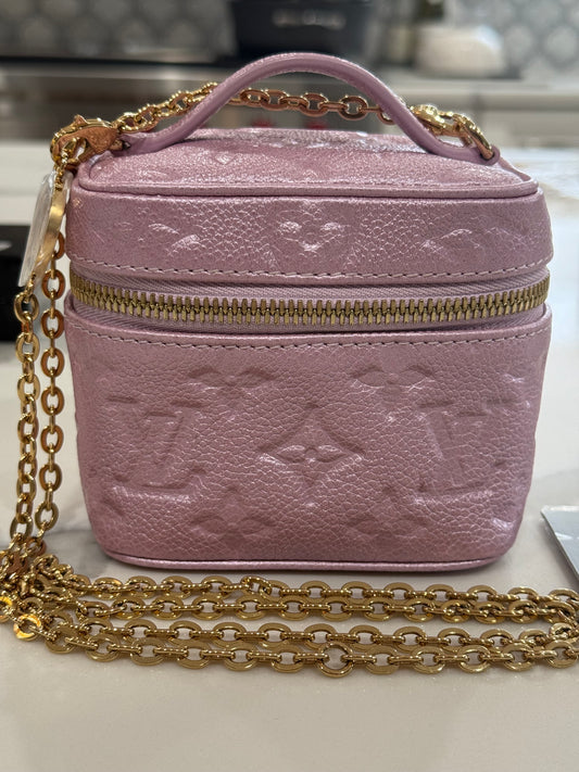 Louis Vuitton Micro Vanity Pearly Lilac microchip