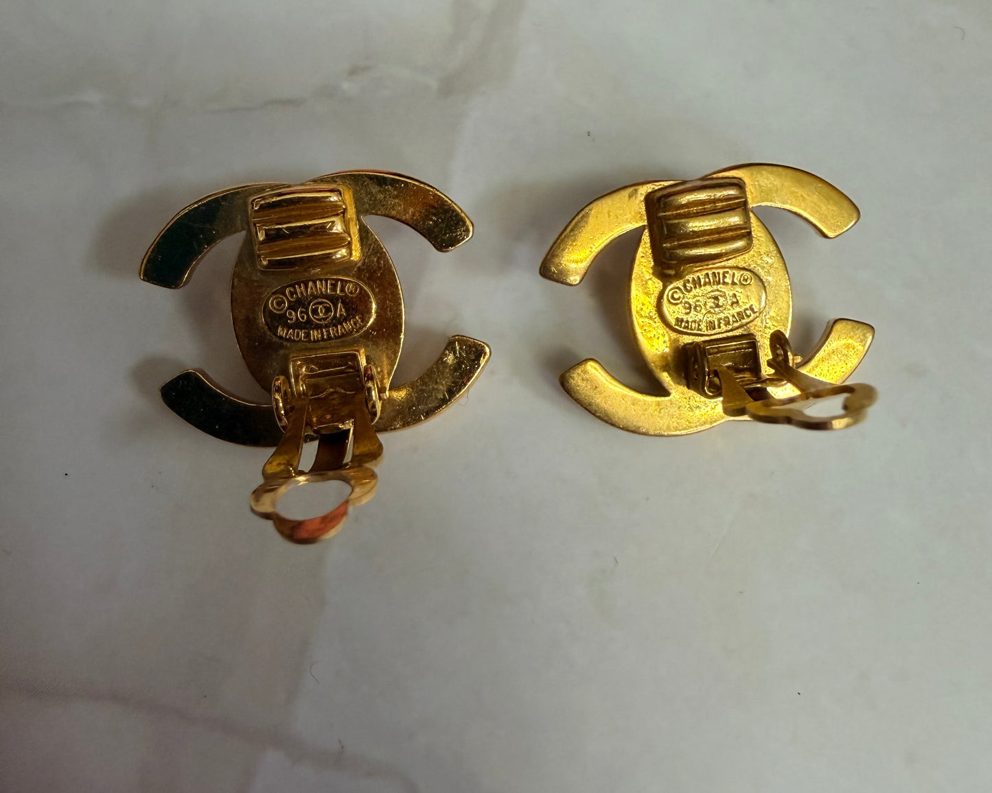 Super Collectible Chanel Turnlock Rhinestone Clips