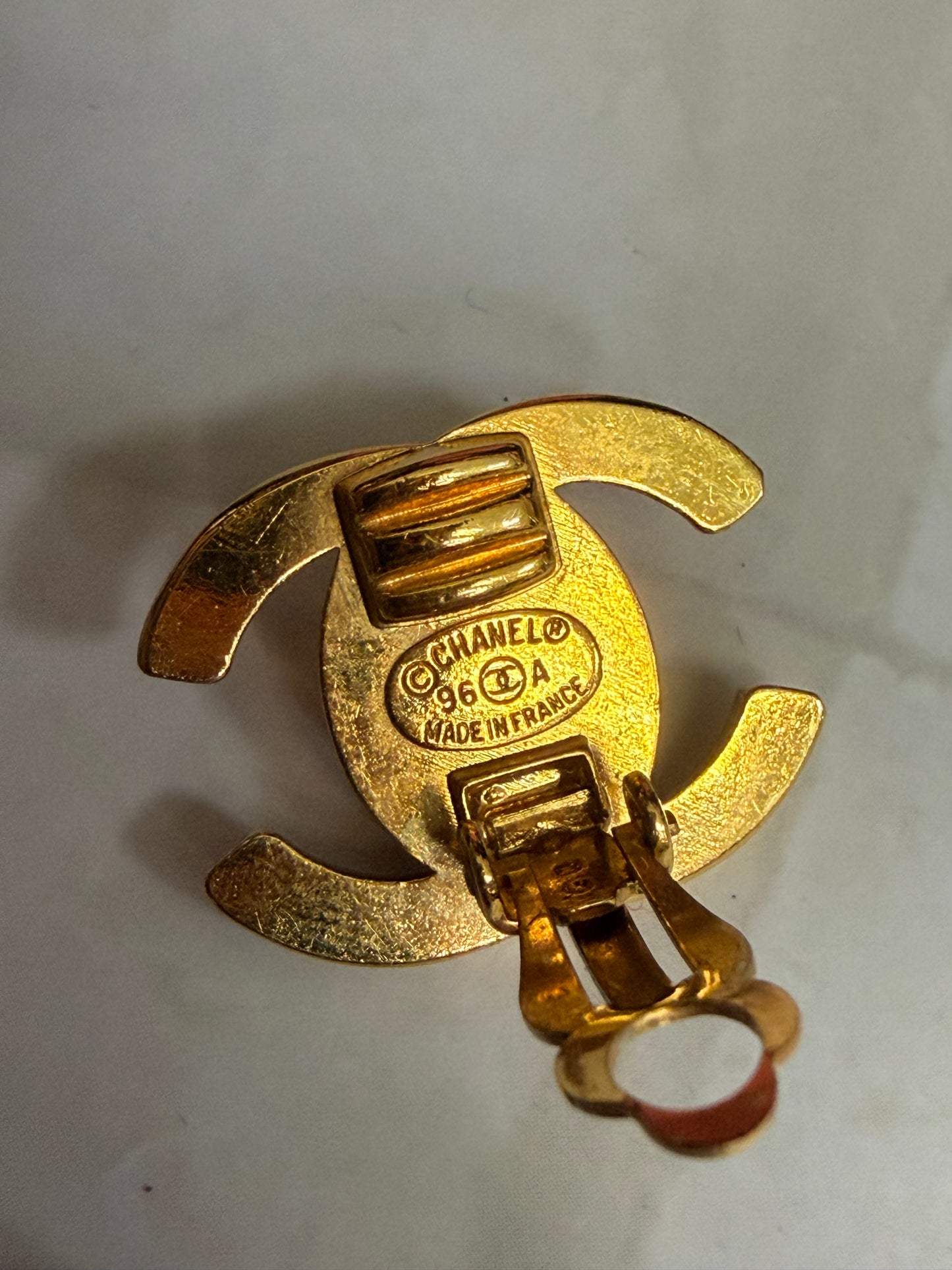 Super Collectible Chanel Turnlock Rhinestone Clips