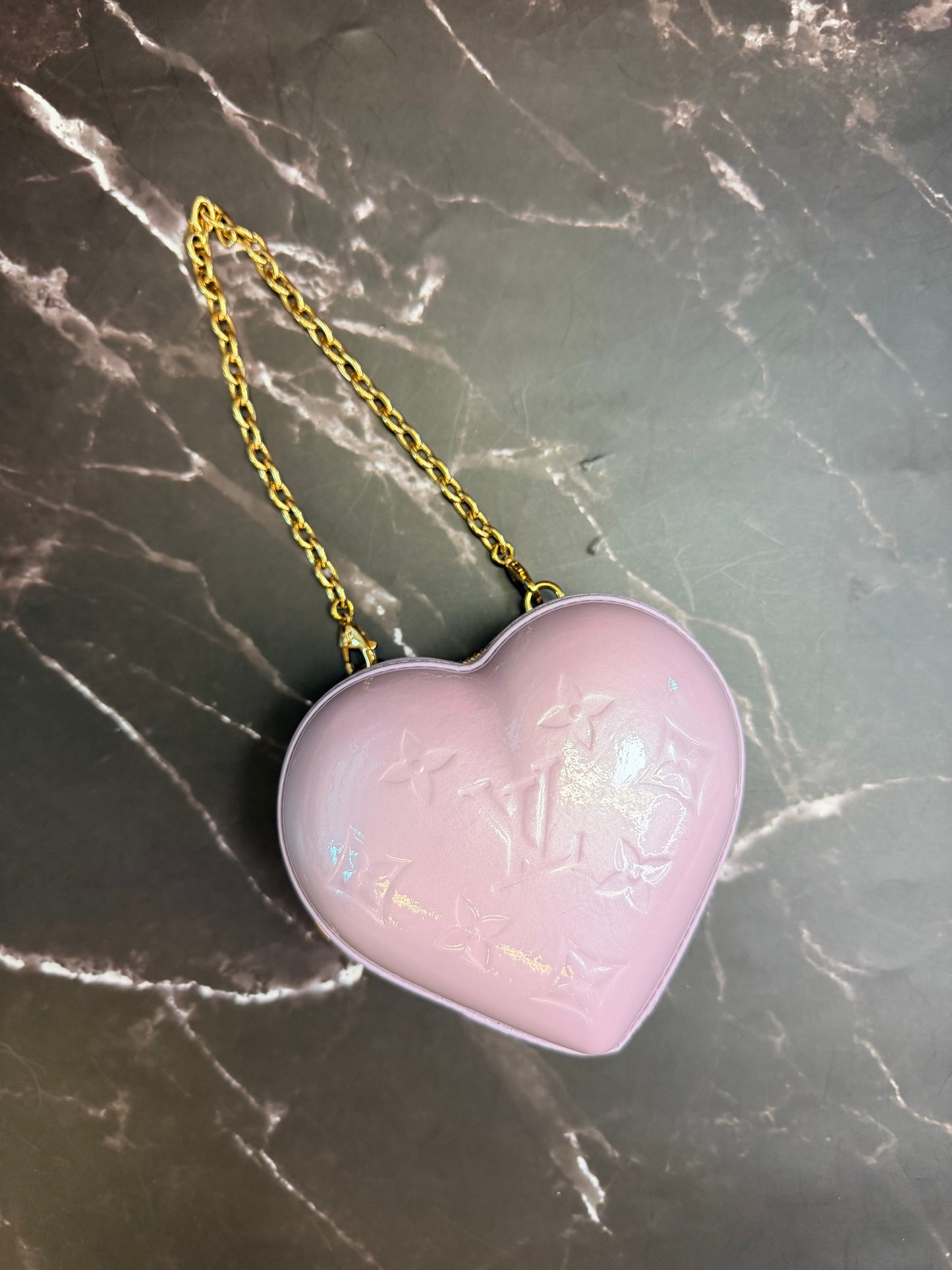 Louis Vuitton Keep My Heart Glossy Lilac Mini Bag