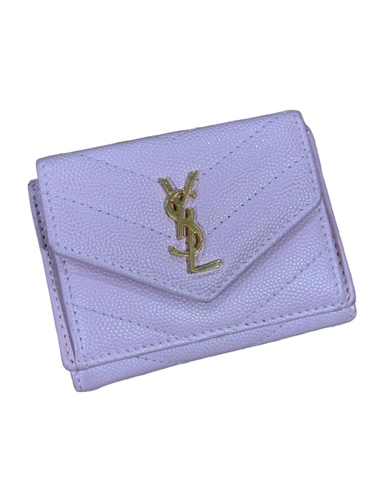 YSL Pink Compact Wallet