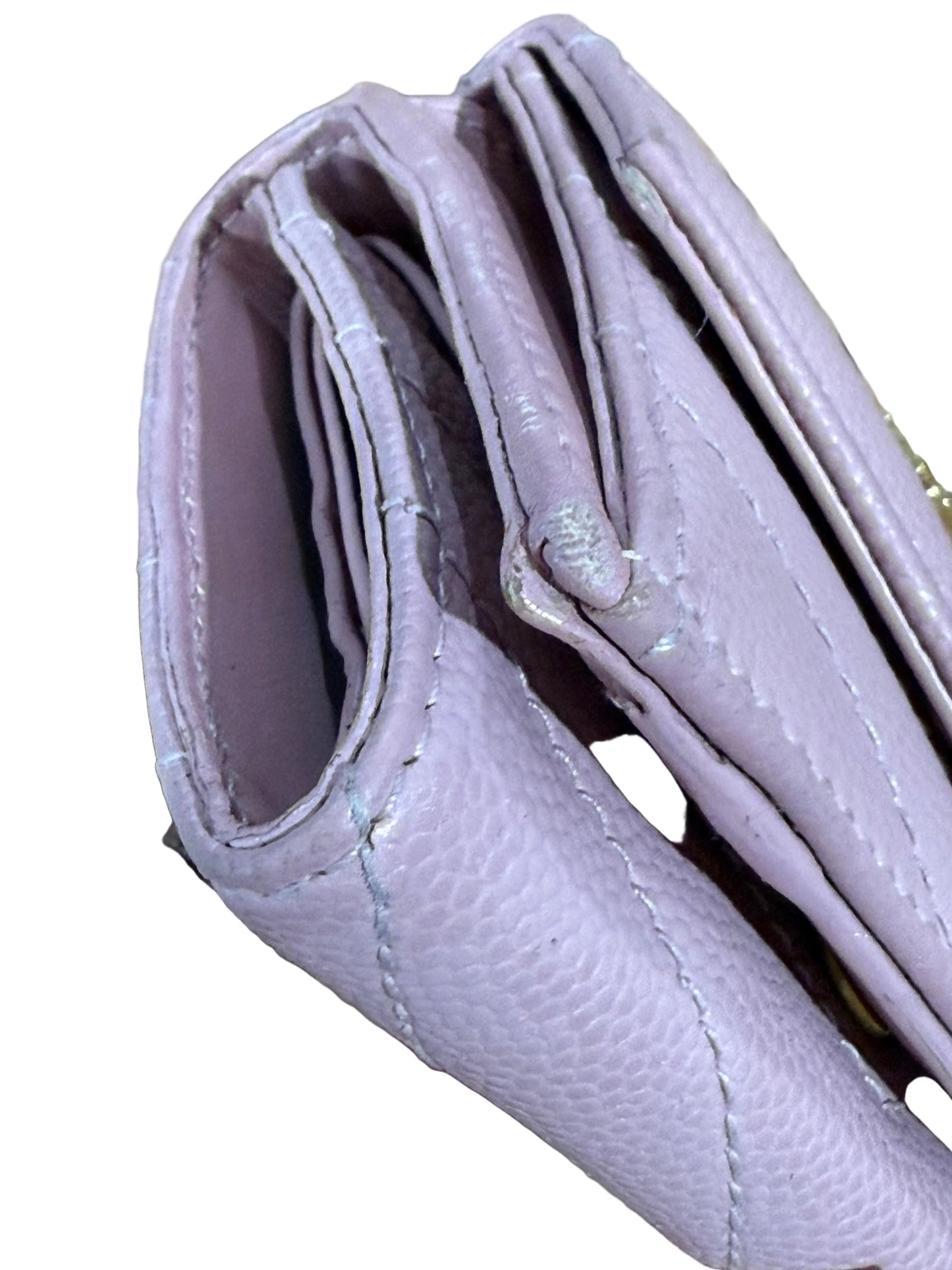 YSL Pink Compact Wallet