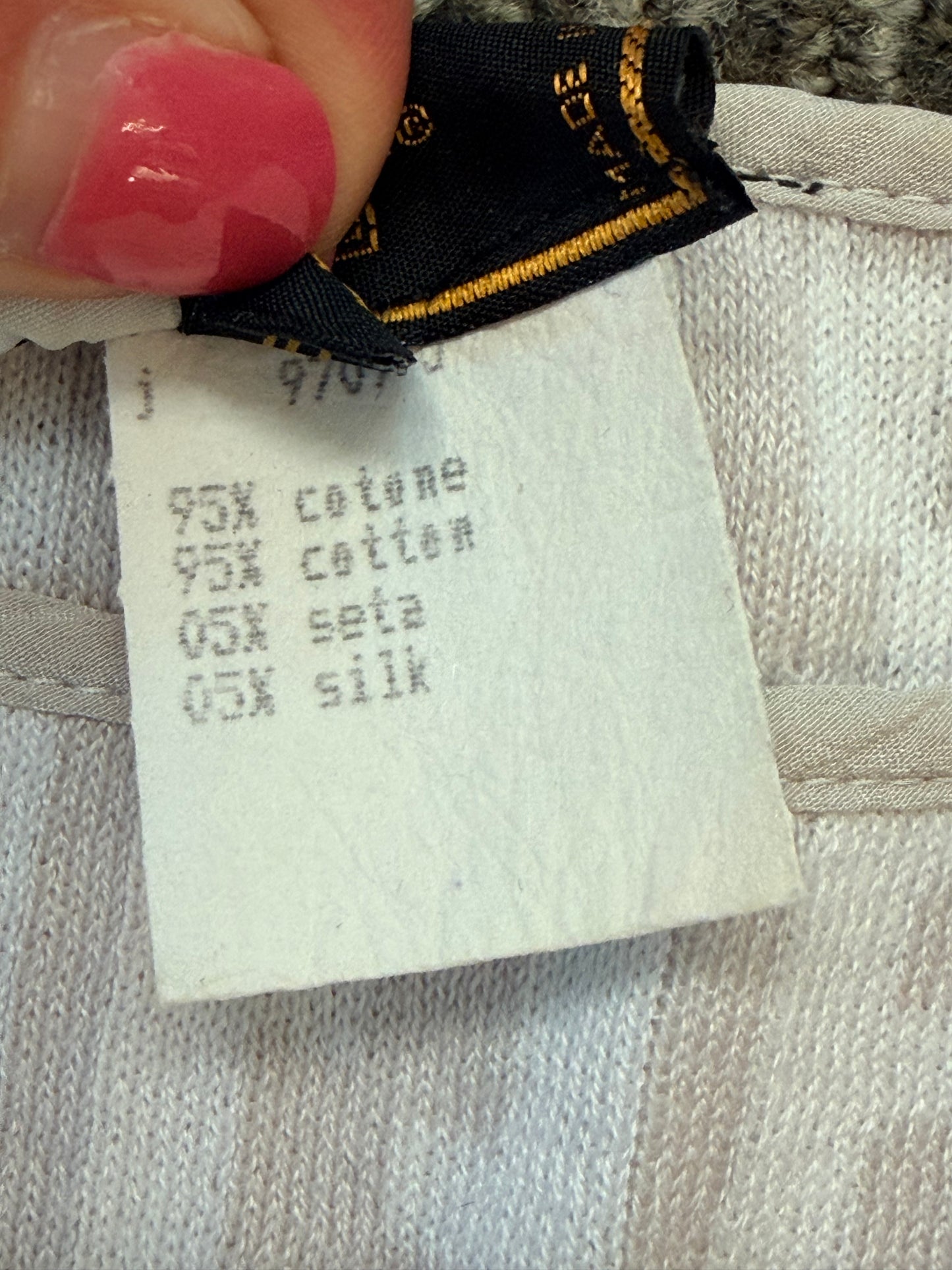 Fendi Cotton and Silk Zucca Print Dress