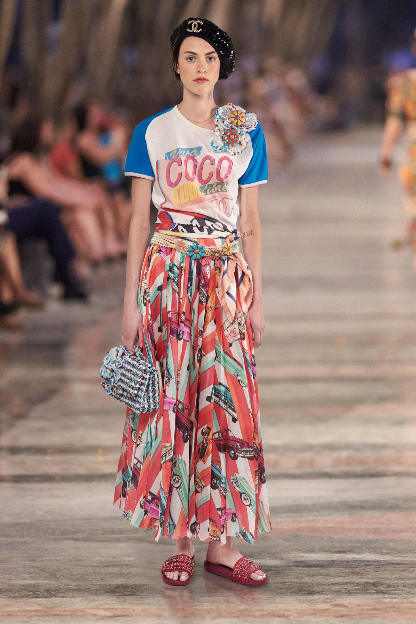 Chanel Coco Cuba Collection Coco Libre T-shirt Size L