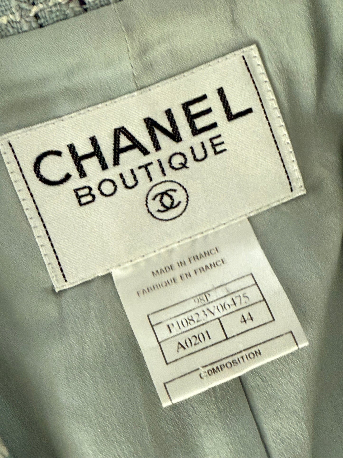 Chanel Blue 98P Blazer, FR 44