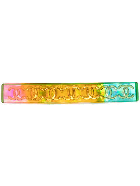 Chanel 97P Holographic Large Hair Clip