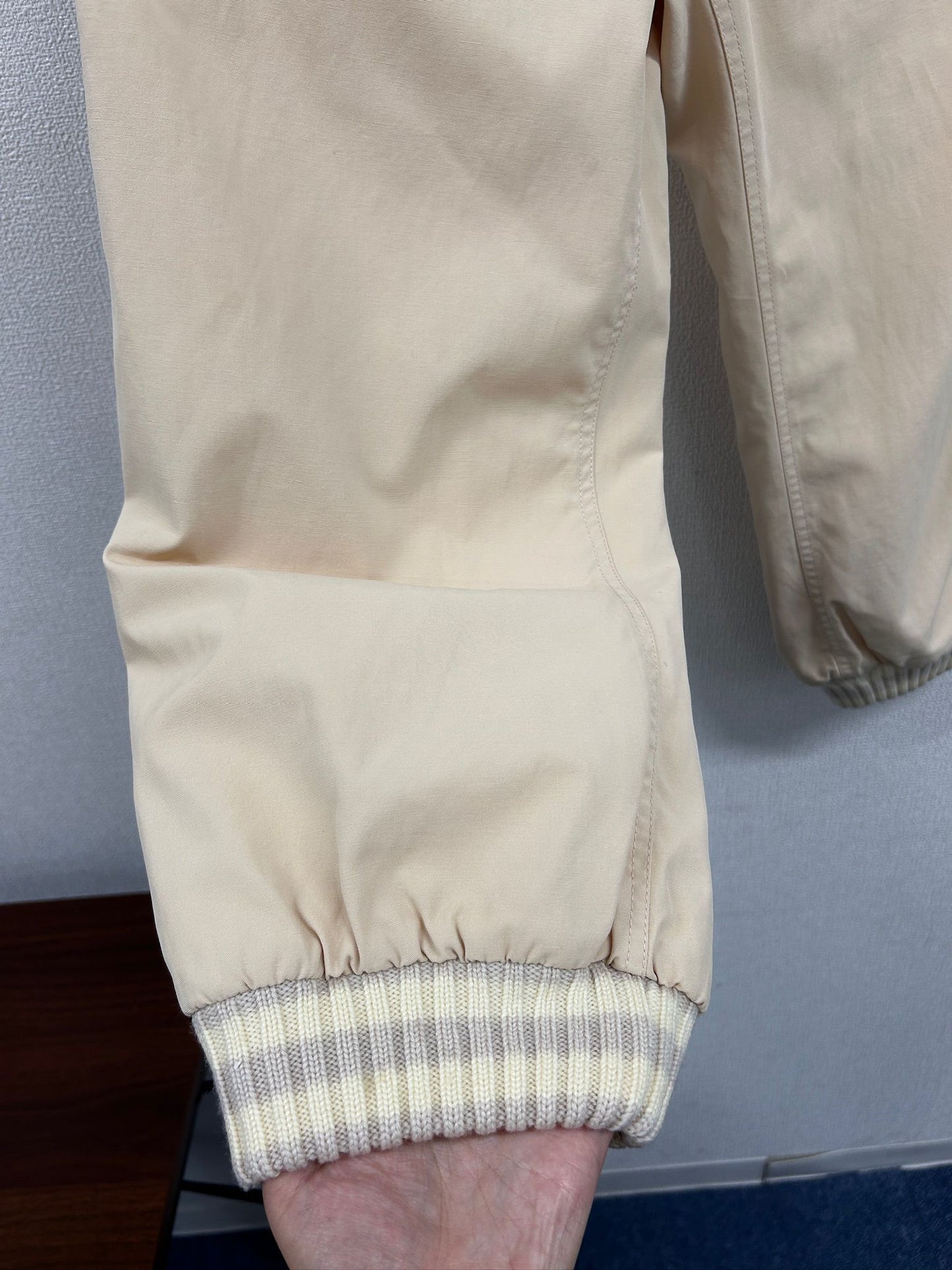 Chanel Beige Sportsline Pants 01A Fr 38